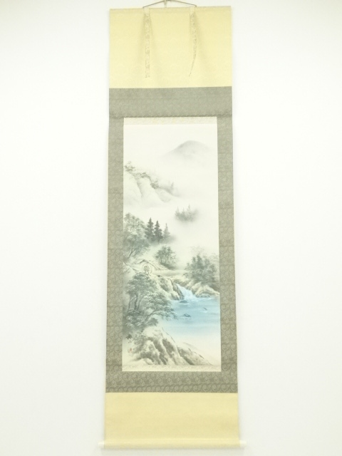 JAPANESE HANGING SCROLL / HAND PAINTED / SCENERY